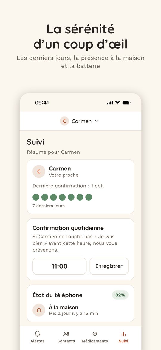 La sérénité d’un coup d’œil